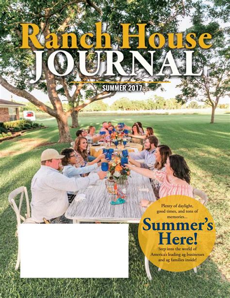 Summer 2017 Ranch House Journal By Ranch House Designs Issuu