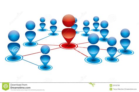 People connection stock vector. Illustration of complex - 23152785