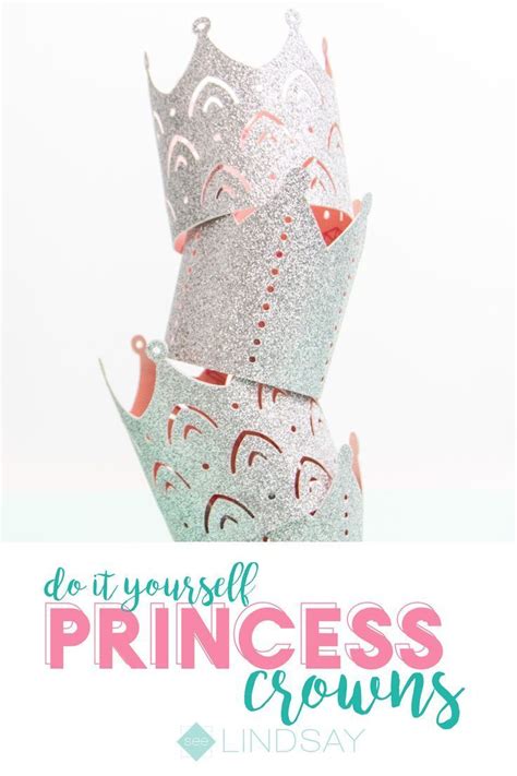 Create The Perfect Princess Party Crowns By Using Glitter Cardstock And