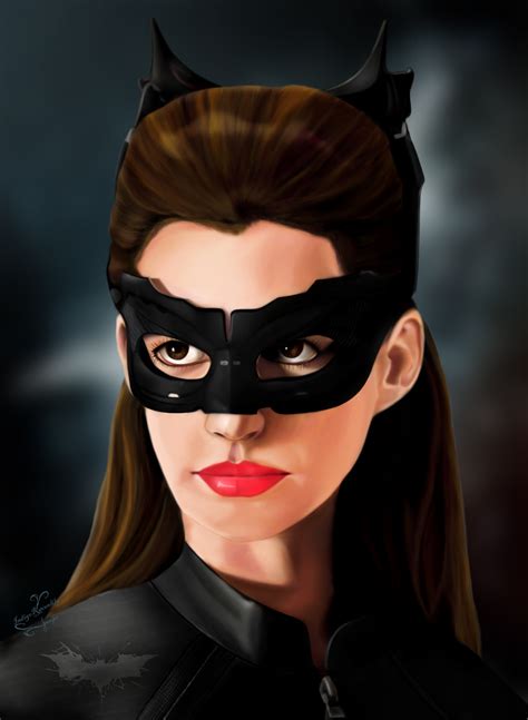 Anne Hathaway As Selina Kylecatwoman By Indigoravenlily On Deviantart