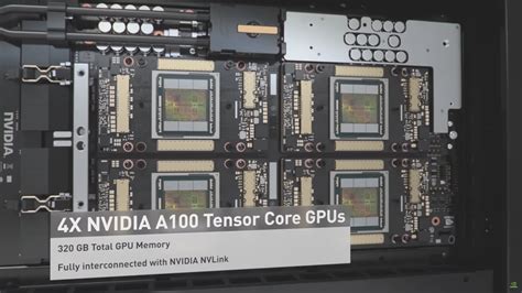 Nvidia Announces Dgx Station A100 With Upgraded 80 Gb A100 Tensor Core Gpus