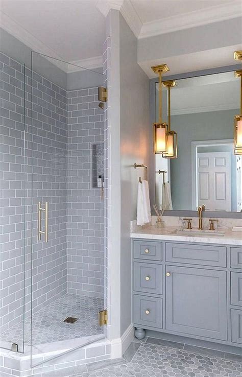 53 Amazing Modern Farmhouse Small Master Bathroom Ideas In 2020