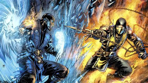 Sub Zero Vs Scorpion Mortal Kombat Wallpapers Hd Wallpapers Id Sexiz Pix