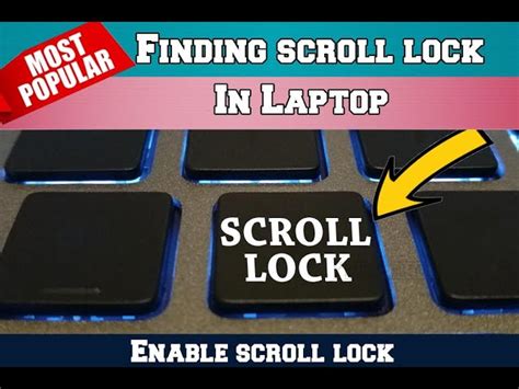 How To Turn Off Scroll Lock Hp Pilotgadget