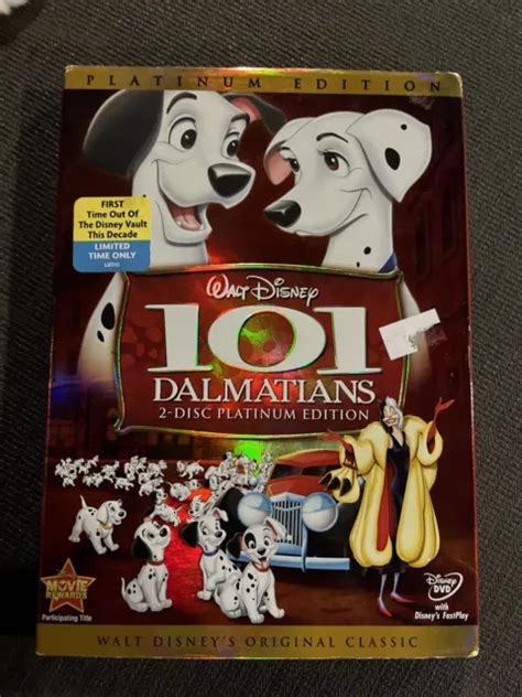 101 Dalmatians Dvd 2008 2 Disc Set Platinum Edition 499 Picclick
