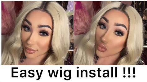 Easy Wig Install No Glue Youtube