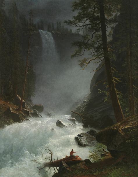 A Stream In The Rocky Mountains Painting By Albert Bierstadt Fine Art