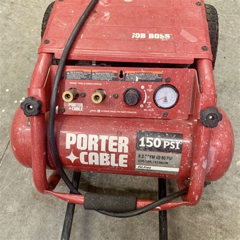 Porter Cable 45 Gallon 150 Psi Job Boss Portable Air Compressor For