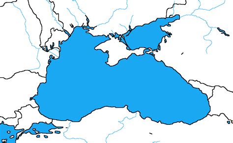 Black Sea Map World