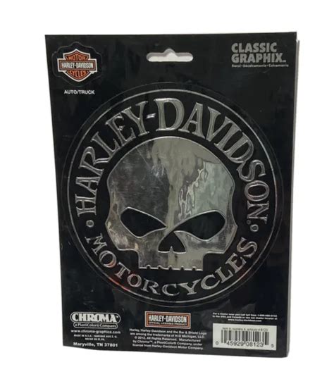 Harley Davidson Skull Logo Classic Graphix Decal Auto Truck Accessories