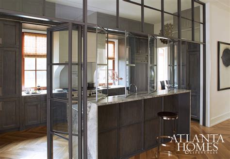 Glass partition adds beauty to your room. Kitchen Partition Ideas - Contemporary - Kitchen - Atlanta ...