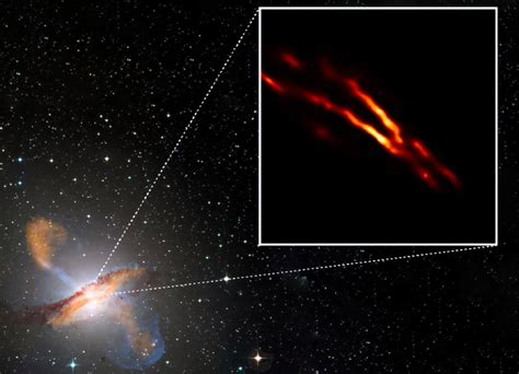 Event Horizon Telescope Captures Breathtaking Image Of Black Hole Jet In Centaurus A Techeblog