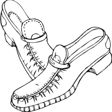 leather shoes coloring page coloring sky