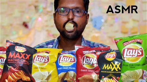 Asmr Lays Potato Chips Extreme Crunch No Talking Eating Sounds