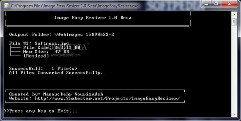 Download Image Easy Resizer 10 Beta