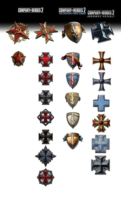 Company Of Heroes 2 Faction Icon Evolution On Behance