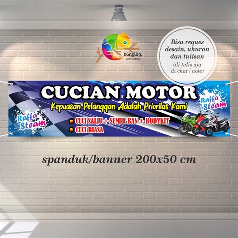 Spanduk Banner Backdrop Cuci Motor Spanduk Steam Motor Spanduk Cuci The Best Porn Website