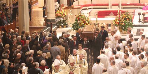 Bishop Richard Lennon Is Laid To Rest At Cathedral Of St John The