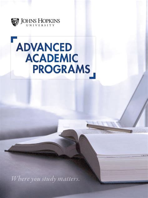 Advanced Academic Programs Viewbook By Johns Hopkins University