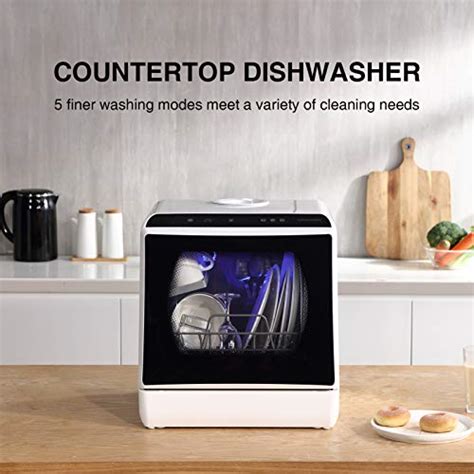 Airmsen Ae Tdqr03 Portable Countertop Dishwasher Compact Mini