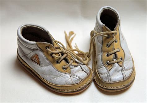 Free Images Old Brown Child Product Worn Beige Sneakers
