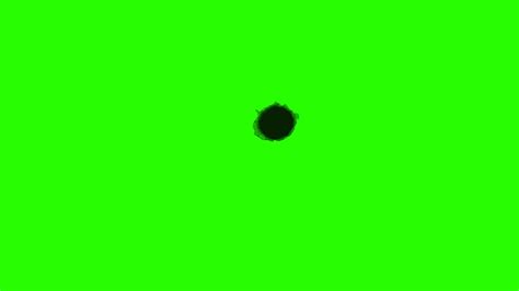 Bullet Hole Animated Green Screen Youtube