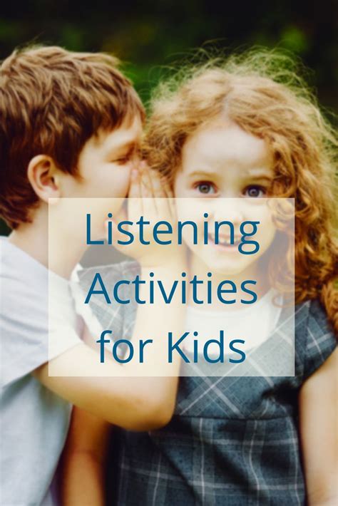 Why A Listening Activity Is Good For Your Child Fun Listening