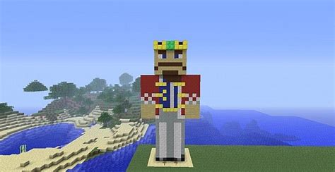 Our server is now online. My Statue Of Captain Sparklez Minecraft Project