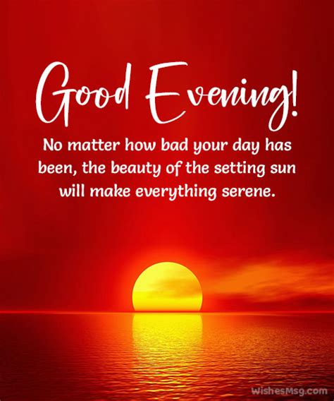 150 Good Evening Messages Wishes And Quotes Wishesmsg 2023