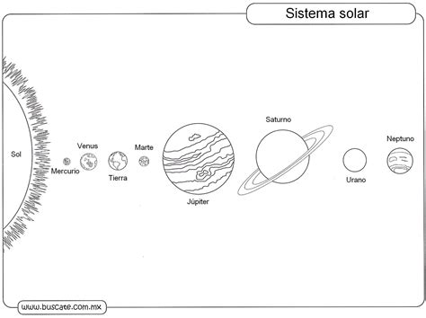 Fichas Para Trabajar Y Colorear El Sistema Solar Sistema Solar