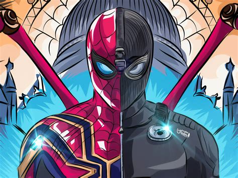 1400x1050 Resolution Spider Man Black And Red Suit Comic 1400x1050