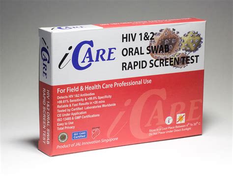 ICare Rapid Oral HIV Test Kit Quick And Accurate HIV Testing STDRapidTest Com