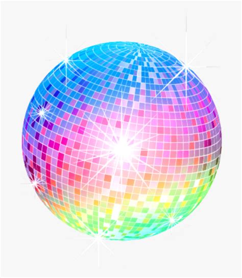 Transparent Disco Ball Clipart Colourful Disco Ball Vector Free