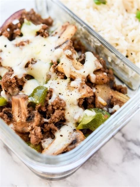 Philly Cheesesteak Meal Prep Meal Plan Addict Clean Meal Prep