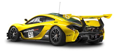 Yellow McLaren P1 GTR Car PNG Image - PngPix
