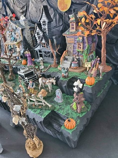 Halloween Village Display Platform For Lemax Spooky Town
