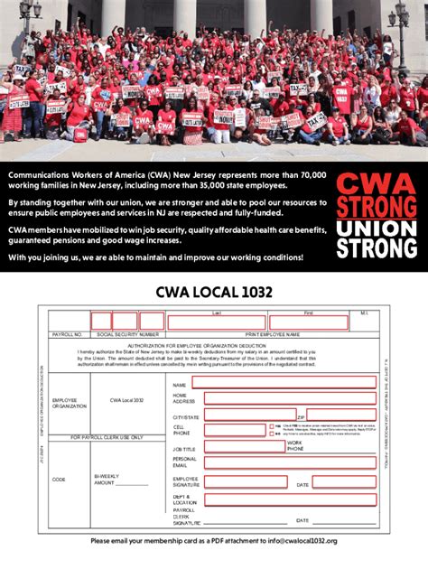Fillable Online Cwa Reaches Agreement With State Says Contract Offers