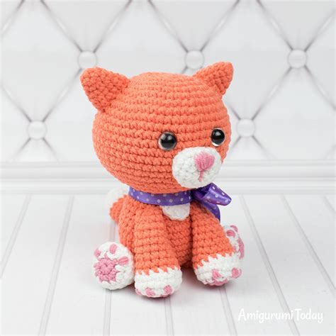 Ginger cat amigurumi pattern - Amigurumi Today