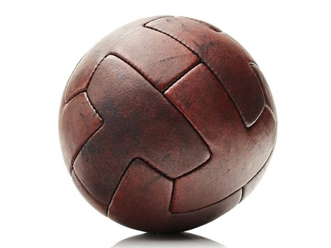 Heritage Brown Leather Vintage Soccer Ball The Mvp Modest Vintage