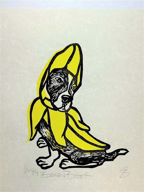 Banana Beast By Alex Birghenthal Pastel
