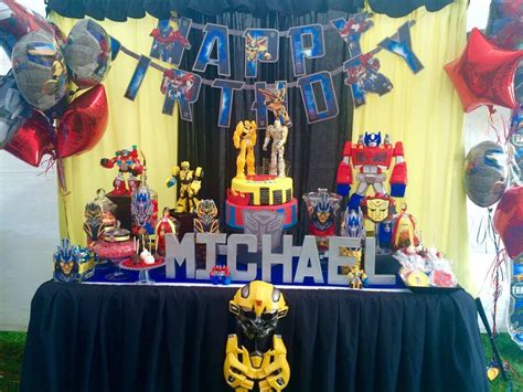 Transformers Centerpieces Transformer Birthday Transformers Birthday Parties Transformers