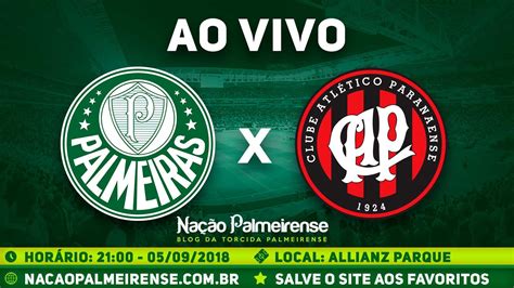 Jogo Palmeiras x Atlético PR Ao Vivo