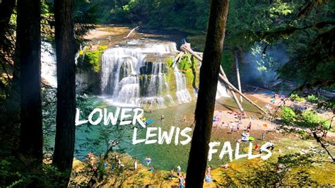 Stunning Waterfalls Lower Lewis River Falls Youtube