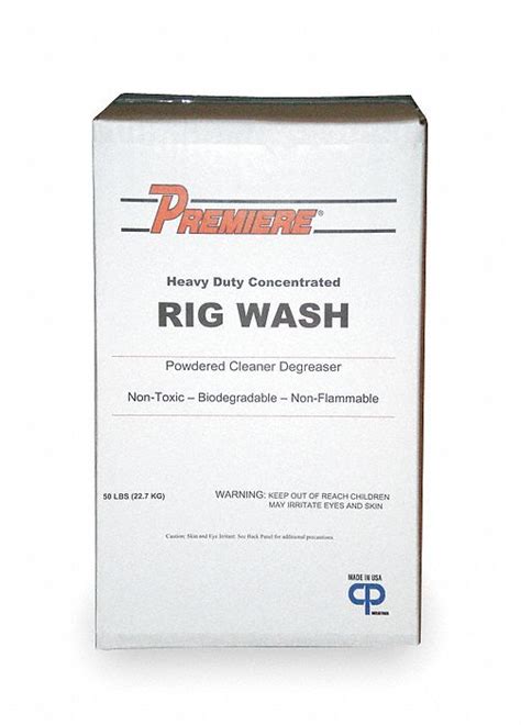 Premiere Cleaner Degreaser Box Powder Based Rig Wash 50 Lb Container