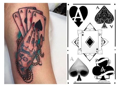 Best Ace Tattoos And Free Ace Tattoo Designs Tattoo Insider Ace