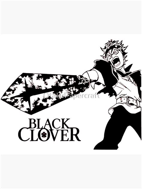 Asta Black Clover Poster By Otakupapercraft Redbubble