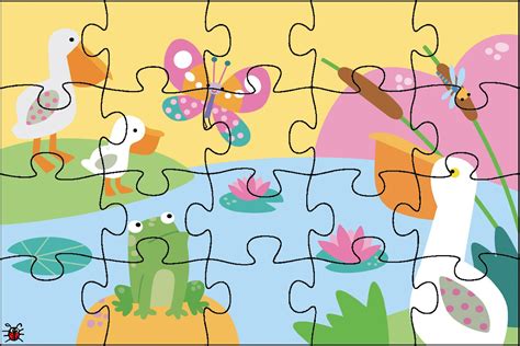 Actividades Para Educación Infantil 6 Puzzles De 20 Piezas