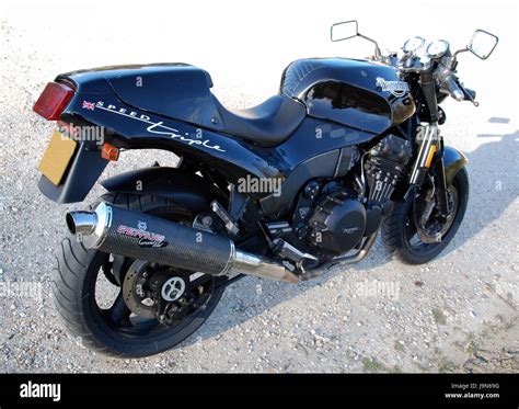 Triumph Speed Triple Motorcycle Stock Photo Alamy
