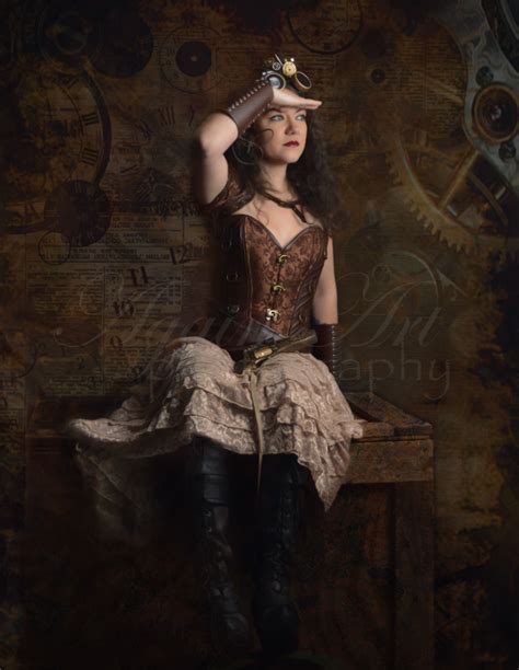 Again Art Photographys First Steampunk Photo Shoot Model Sarah