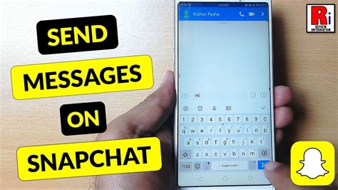How To Send Messages On Snapchat Youtube